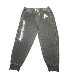 Aspen Dental Sweatpants Women XXL Gray Joggers Drawstring Logo